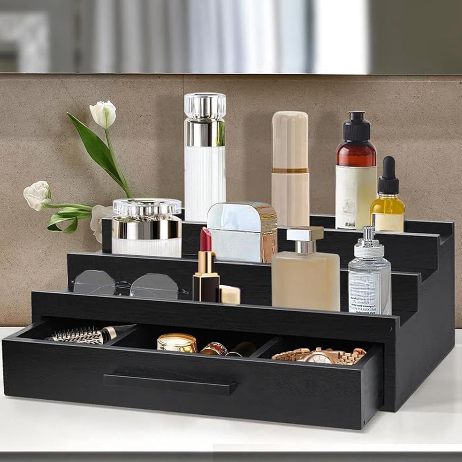 Perfume Fragrance Types - ที่จัดระเบียบน้ำหอม ชั้นวางน้ำหอมสามชั้น ที่วางน้ำหอม ชั้นวางน้ำหอม ที่วางน้ำหอมไม้ ที่วางน้ำหอมสีดำ