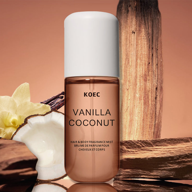 Perfume Fragrance Moisturizer - KOEC น้ําหอมกลิ่นวานิลลาและมะพร้าว Mist Refreshing Moisturizing Triple
