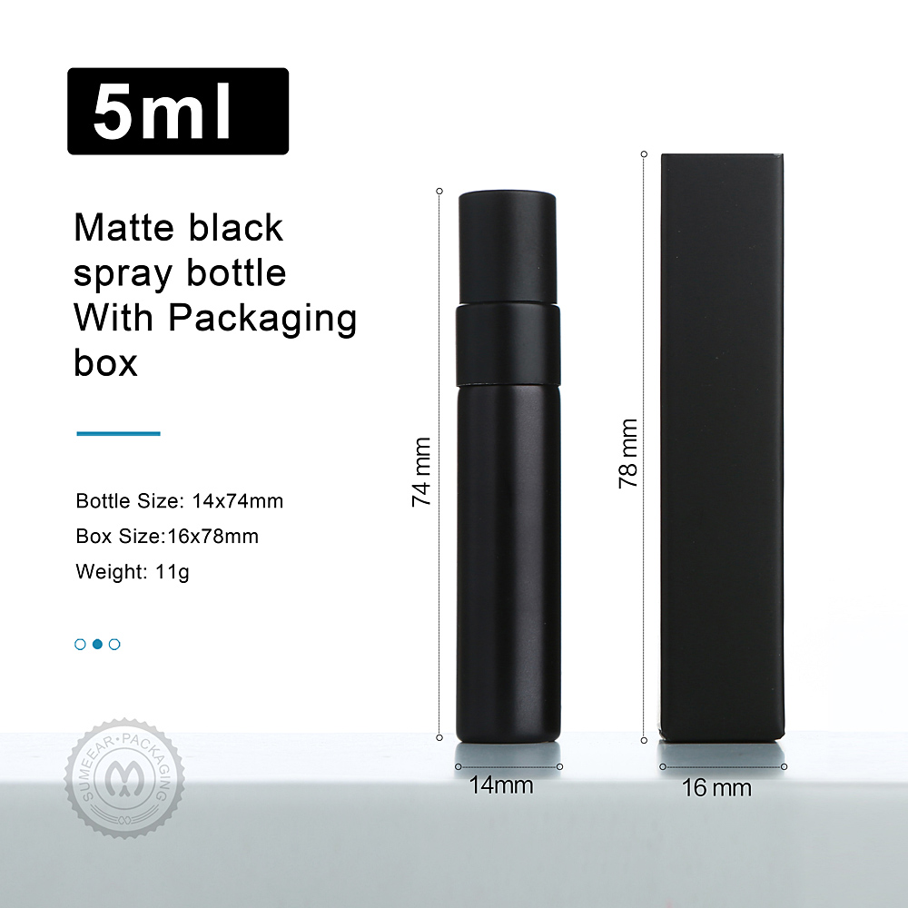 50/100 ชิ้น 5 มล. ขวดน้ำหอมสีด - Perfume Decant Sample บทวิจารณ์และราคา