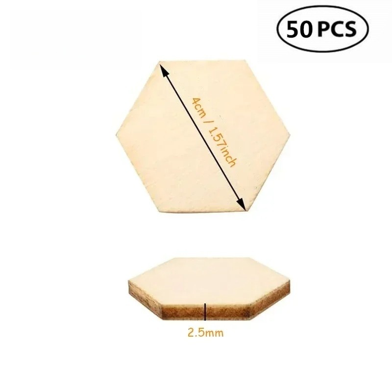 ชิ้นงานไม้หกเหลี่ยมขนาด 4 ซม.  - Oud Wood Chip บทวิจารณ์และราคา