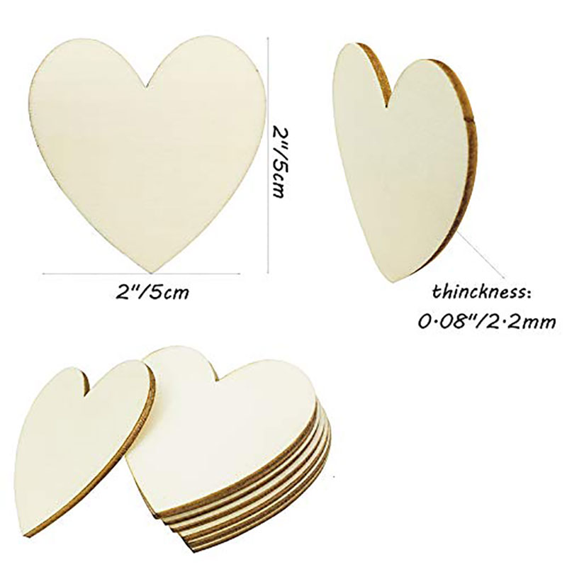 3-100Pcs ไม้หัวใจไม้ว่างเปล่าแ - Oud Wood Chip บทวิจารณ์และราคา